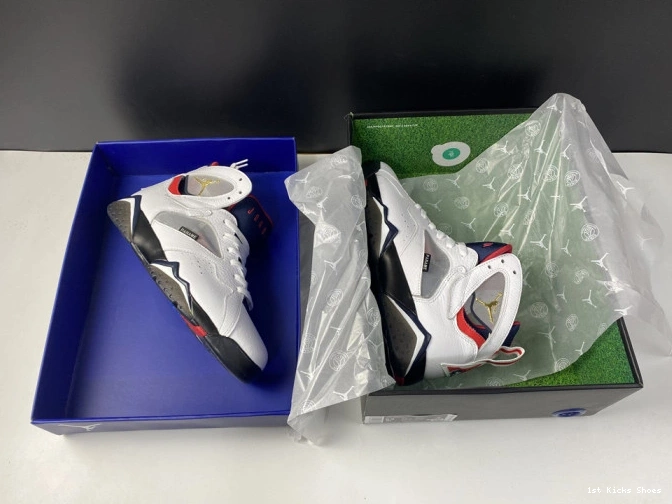 1st Kicks Shoes Jordan Air 7 PSG CZ0789-105 0716